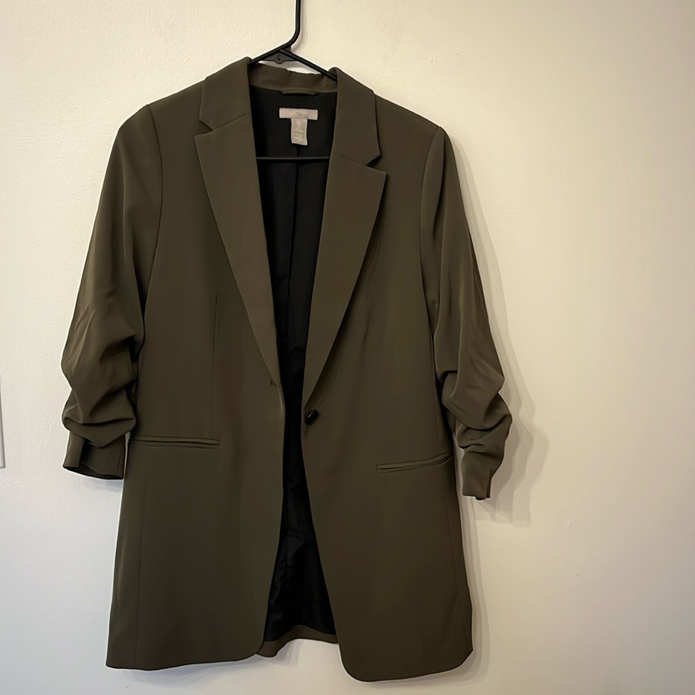 Olive green blazer